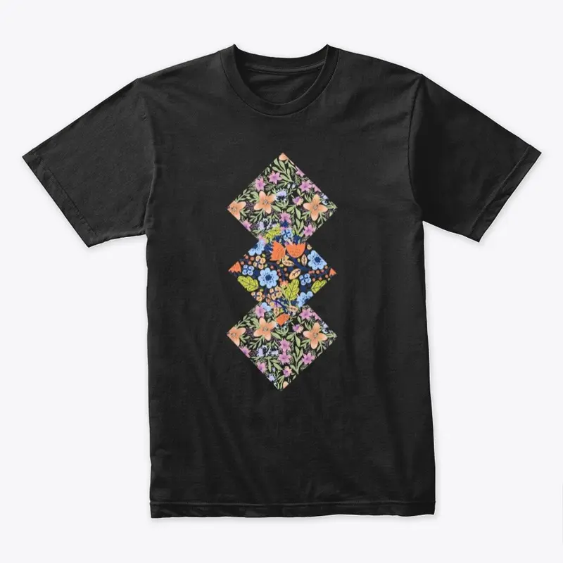 Floral Design T-Shirt